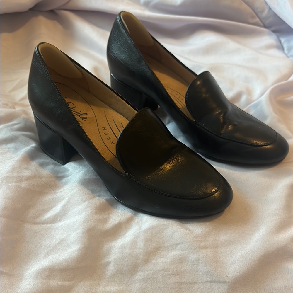 Life Stride Black Flats Classic Loafers